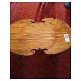 Vintage oak foot stool