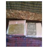 New wool 66"x90" and cotton 72"x90" blankets in
