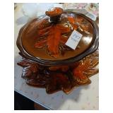 Vintage MCM Calif. USA serving bowl and platter