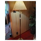 Vintage swinging arm floor lamp