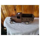 Vintage metal truck 17in.long 7in.tall