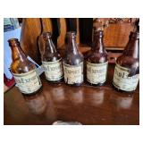Old Export beers bottles