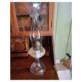 Glass oil lamp