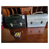2 metal lunch boxes