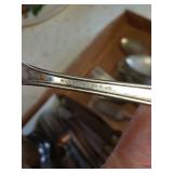 Silver plated flatware lot, mixed manufacture