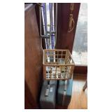 Luggage, Crate and Crutches