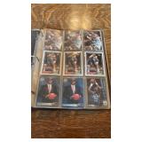 Binder of Basketball Cards