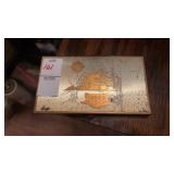 Gold Tone Virginia Cigarette Case