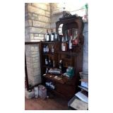 Vintage Secretary Desk/ Bar Cabinet NO CONTENTS