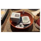 Bowl and Blood Pressure Monitor