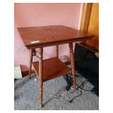 Antique parlor table 23"x22-1/2"x28" high