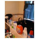 Lot of detergents and misc most full