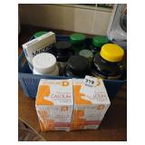 Lot of vitamins etc as is