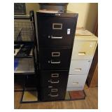 4 drawer filing cabinet no contents