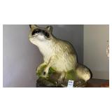 Vintage Ceramic Raccoon Figurine