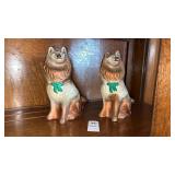 2 Vintage Dog Figurines