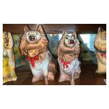 2 Vintage Dog Figurines
