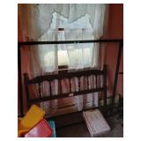 Steel double bed frame and headboard
