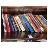 Shelf lot books- some religious & variety