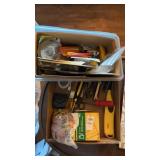 Assortment of Pliers and various small tools