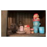 Snowcone Maker and Assorted Glass