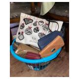 Variety of handbags& wallets - basket lot