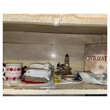 Book, decor items & variety