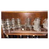 Boot Glasses, Gold Peak Tea Jars