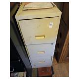 3 drawer filing cabinet no key