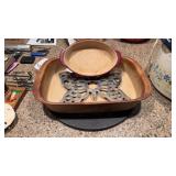 Baking Dishes, Trivet, and Pizza Stone