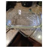 Lot of 3 Pyrex and Fire-King baking pans