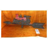 Cast Iron Train Weather Vane Topper