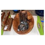 Flatware and Cutting Board