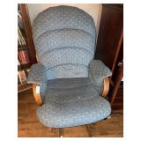 Wooden glider chair
