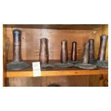 Shelf Lot of Vintage Hog Scrapers