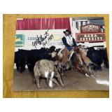1989 signed Mel Blount Rodeo Photo