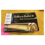 Sellier & Bellot rifle ammunition 20 cartridges