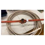 Pipe threader  and cable