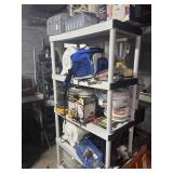 White 5 Tier Shelving Unit NO CONTENTS