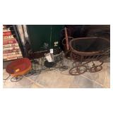 Antique baby carriage, Wagons, Pumpkin Decor,