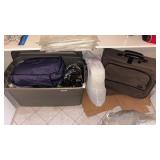 Lot of Blankets and Luggage