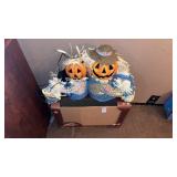 Fiber Optic Scarecrow Couple