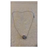 Disco Ball .925 Sterling Silver Necklace