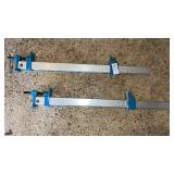 2 Aluminum Bar Clamps