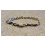 Sterling Silver .925 Marcasite Sparkly Bracelet