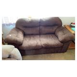 Brown Loveseat