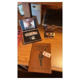 John Wayne Pocket Knife Lighter Set, Book and
