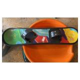 2 Sleds and Childrenï¿½s Snowboard