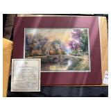 Lamplight Manor by Thomas Kinkade - Print w COA