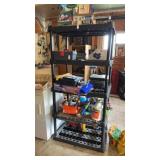 5-Tier Plastic Shelving Unit NO CONTENTS